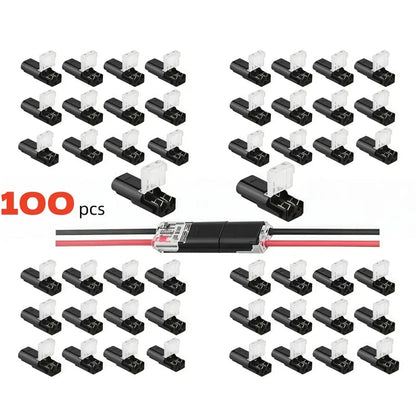 Luhaka®🔥Double-Wire Plug-in Connector Led Light Strip Connectors 2 Pin