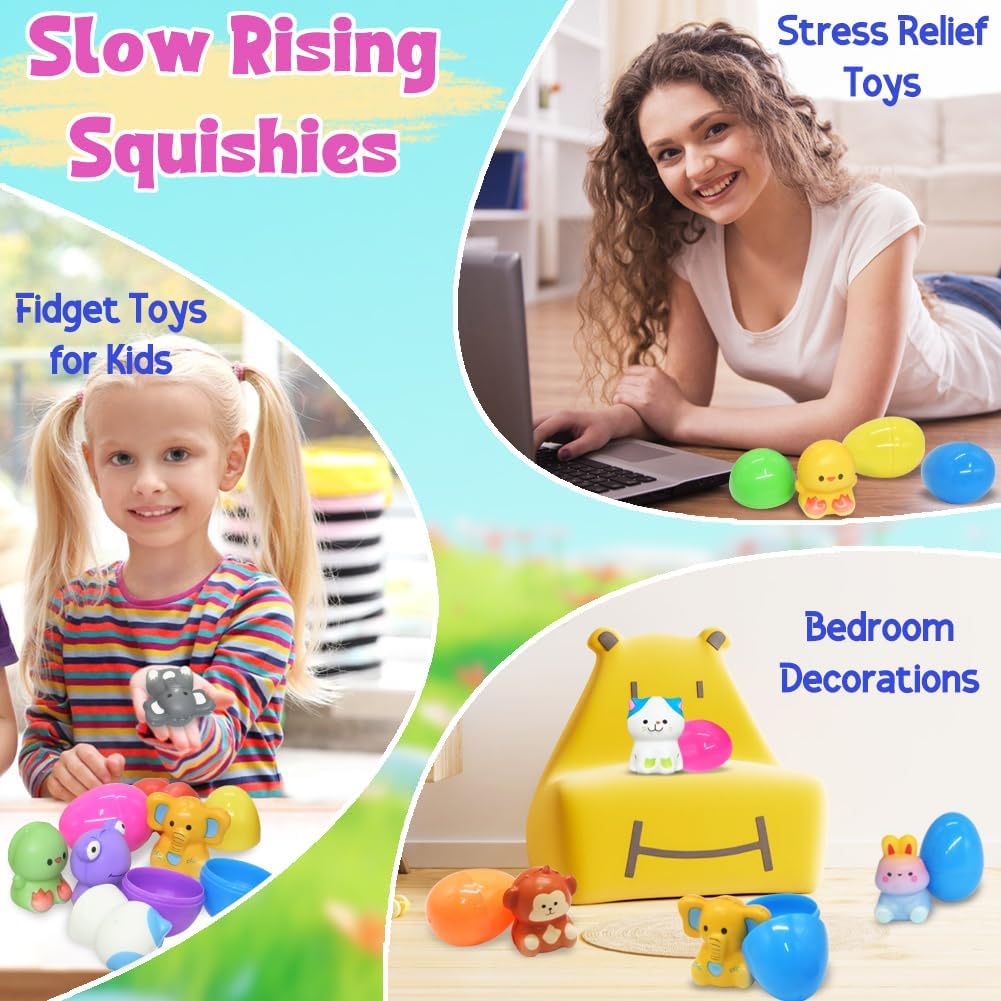 Luhaka® Easter Eggs Prefilled Slow Rising Squishy Toys