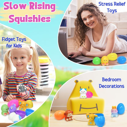 Luhaka® Easter Eggs Prefilled Slow Rising Squishy Toys