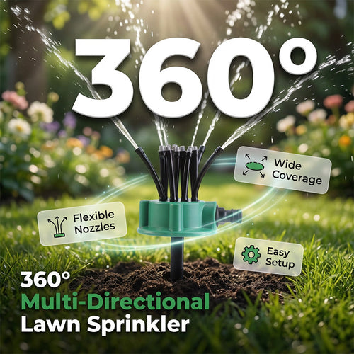 ⏰🔥LIMITED TIME 50% OFF!🔥50K+ SOLD!Precision Irrigation Sprinkler – 360° multi‑directional. custom spray patterns. Gentle on delicate plants. Save water. grow better. 🌱✅
