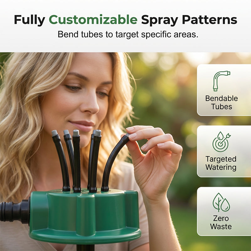 ⏰🔥LIMITED TIME 50% OFF!🔥50K+ SOLD!Precision Irrigation Sprinkler – 360° multi‑directional. custom spray patterns. Gentle on delicate plants. Save water. grow better. 🌱✅
