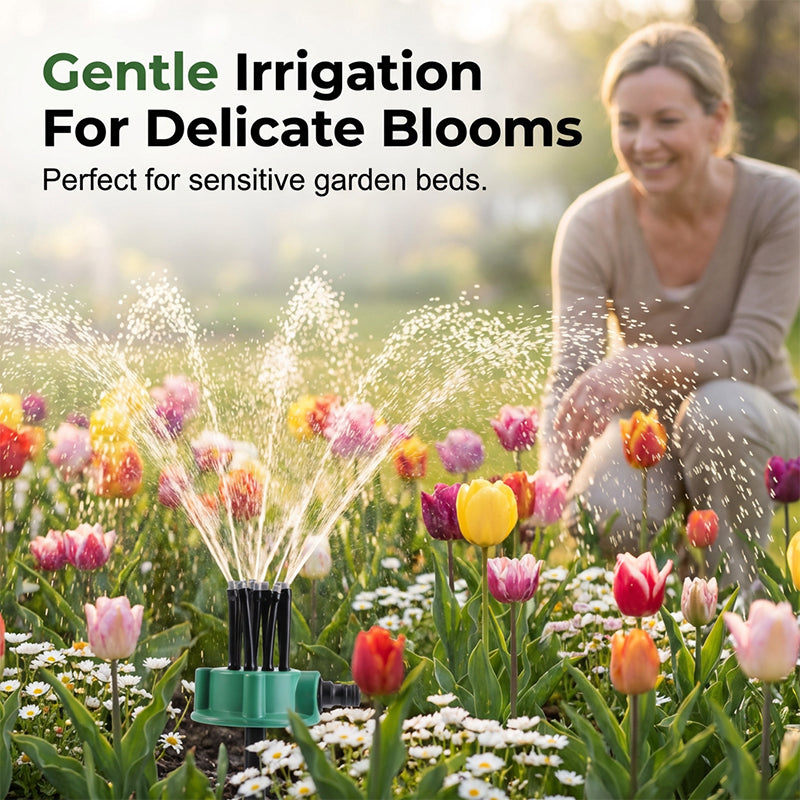 ⏰🔥LIMITED TIME 50% OFF!🔥50K+ SOLD!Precision Irrigation Sprinkler – 360° multi‑directional. custom spray patterns. Gentle on delicate plants. Save water. grow better. 🌱✅