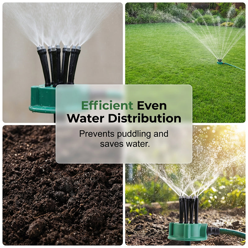⏰🔥LIMITED TIME 50% OFF!🔥50K+ SOLD!Precision Irrigation Sprinkler – 360° multi‑directional. custom spray patterns. Gentle on delicate plants. Save water. grow better. 🌱✅