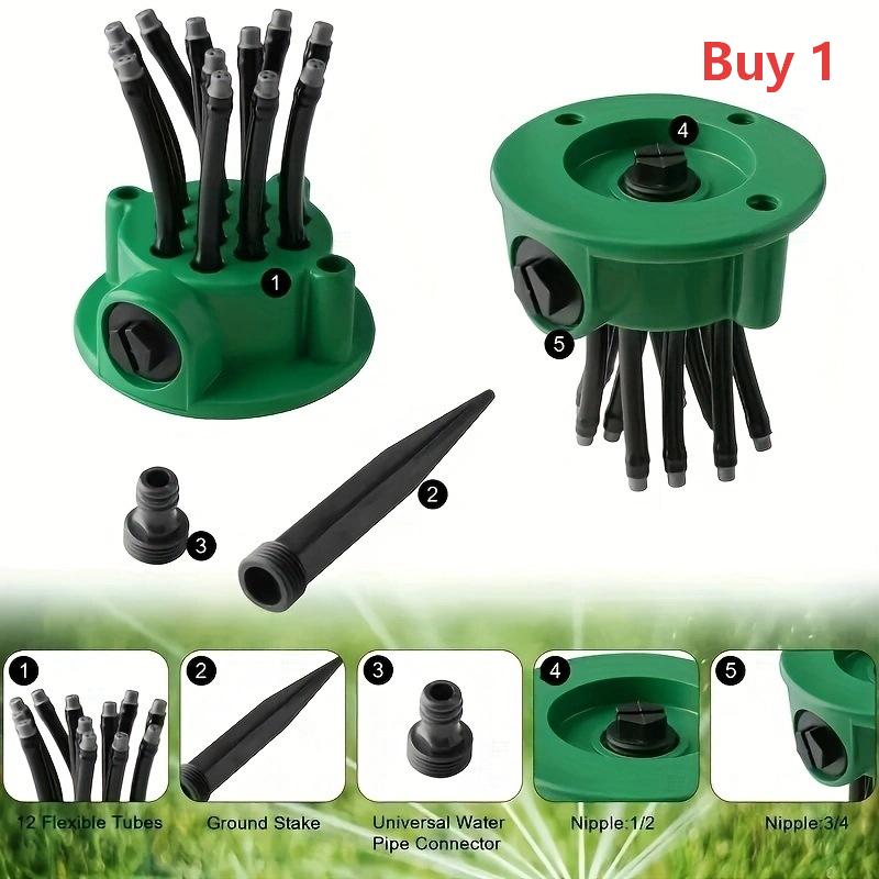 ⏰🔥LIMITED TIME 50% OFF!🔥50K+ SOLD!Precision Irrigation Sprinkler – 360° multi‑directional. custom spray patterns. Gentle on delicate plants. Save water. grow better. 🌱✅