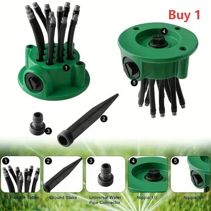 ⏰🔥LIMITED TIME 50% OFF!🔥50K+ SOLD!Precision Irrigation Sprinkler – 360° multi‑directional. custom spray patterns. Gentle on delicate plants. Save water. grow better. 🌱✅